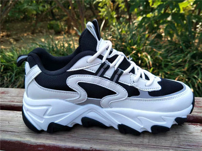 Fandei 1288 1 New Arrival Breathable Elevator Shoes Casual Women's Platform Shoes Leather Shoes All-Matching Comfortable Sneaker