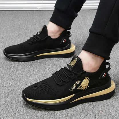 Fashion Mens Sports Shoes Branded Men Casual Shoe Ultra-light Comfortable Male Outdoor Thick-soled Walking Shoes Tenis Masculino